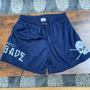 Men’s Navy Barbell Brigade Mesh Shorts - XXL